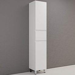 Style Line Шкаф пенал Манхэттен 36 белый матовый – фотография-3